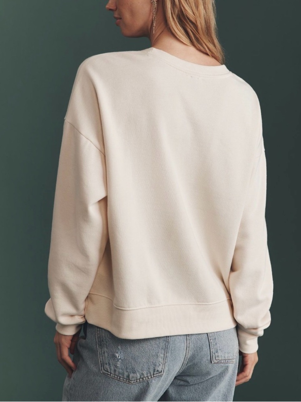 Anthropologie Maeve x Natalia Bagniewska Cocktail Sweatshirt, Size S - Picture 3 of 8